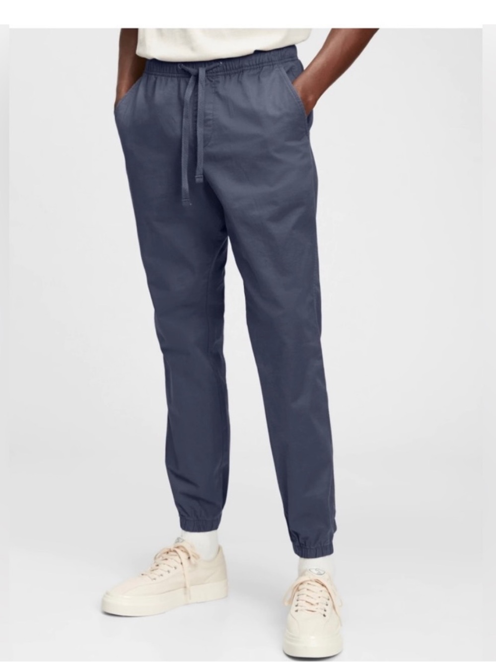 GAP Men's Slate Blue Drawstring Joggers